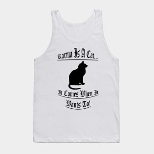 Karma Is A Cat 4 Tank Top